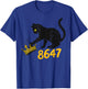 Retro Vintage 8647 Cat T-Shirt - T-Shirt | Royal