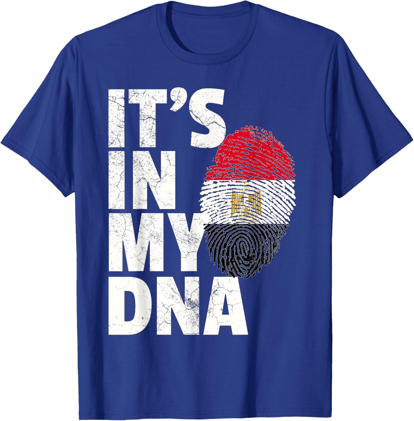 IT'S IN MY DNA Egypt Egyptian Flag Men Women Kids Gift T-Shirt - T-Shirt | Royal