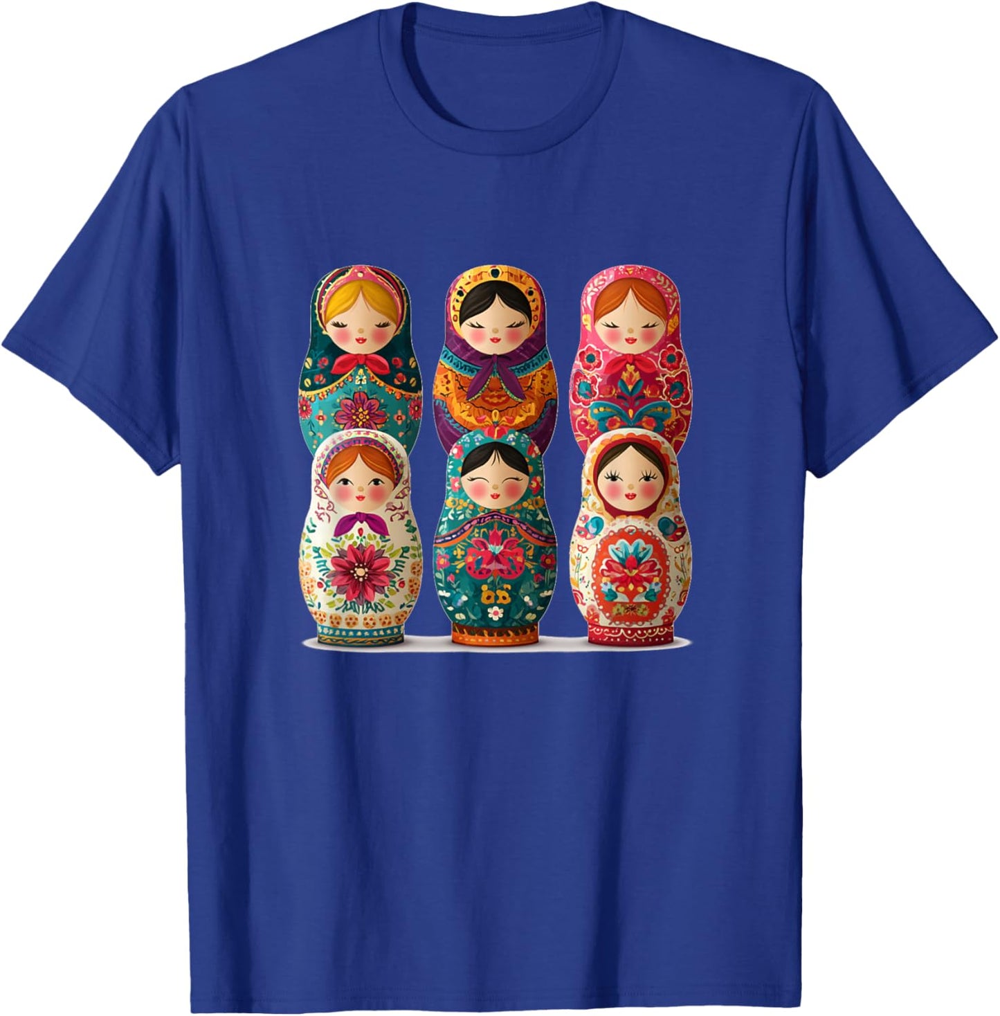 Pretty Matryoshka Doll Costume T-Shirt - T-Shirt | Royal