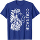 "Courage" Brave Lion Fighters Fearless Inspiring T-Shirt - T-Shirt | Royal