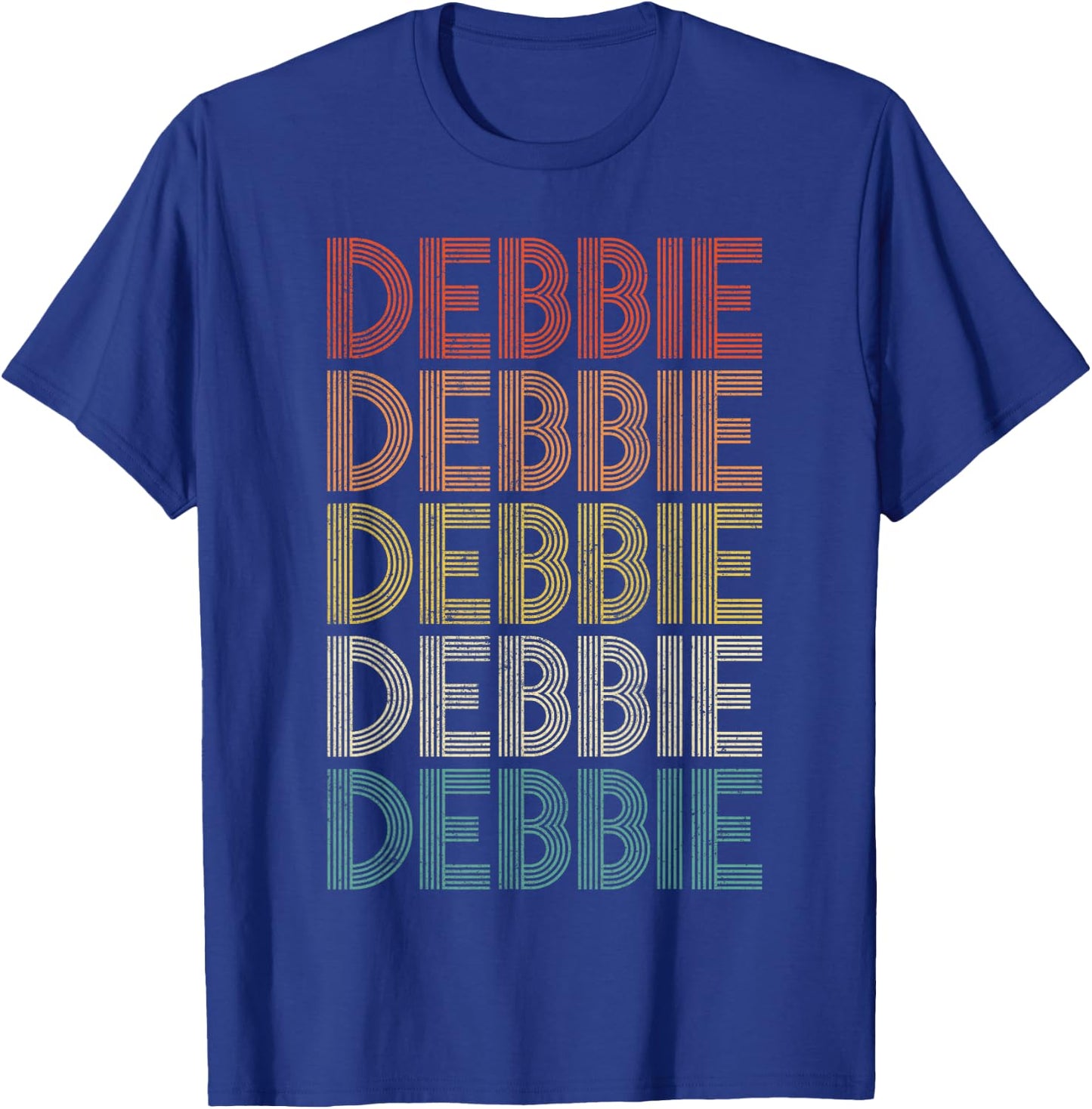 Debbie Vintage Retro T-Shirt - T-Shirt | Royal