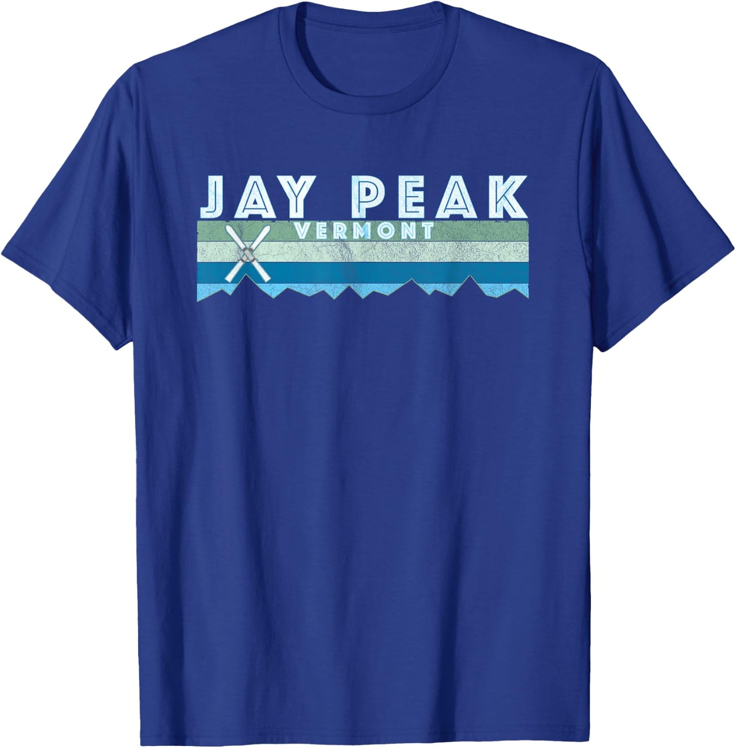 Jay Peak Vermont Ski T Shirt/Retro Vintage Jay Peak Shirt T-Shirt - T-Shirt | Royal