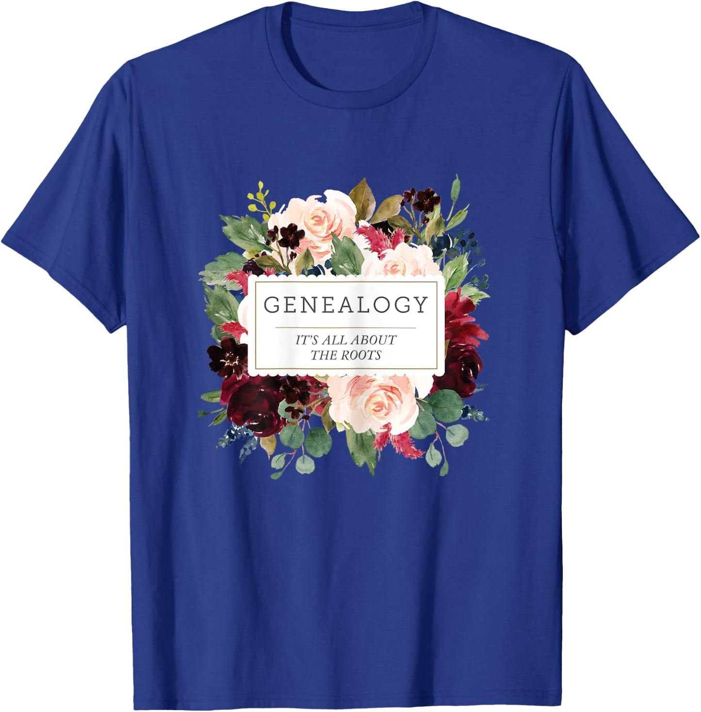 Genealogy Gift Genealogist Gift Ladies Family Research T-Shirt - T-Shirt | Royal