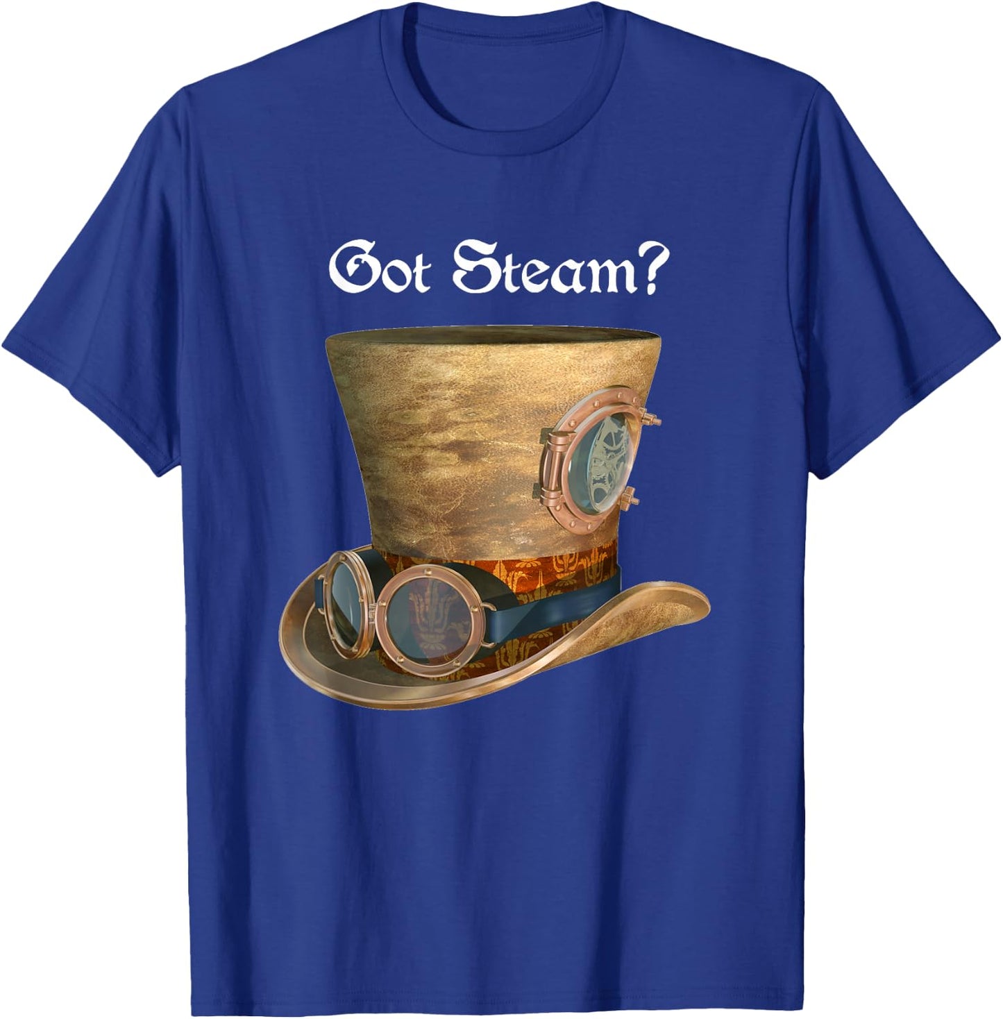 Steam Punk Top Hat Goggles Cosplay Sci Fi T Shirt Steampunk T-Shirt - T-Shirt | Royal