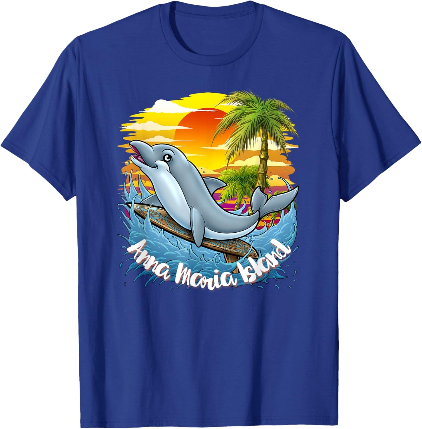 Anna Maria Island Beach Shirt Spring Break Florida T-Shirt - T-Shirt | Royal