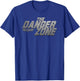 Top Gun Metallic Danger Zone Action Movie T-Shirt - T-Shirt | Royal