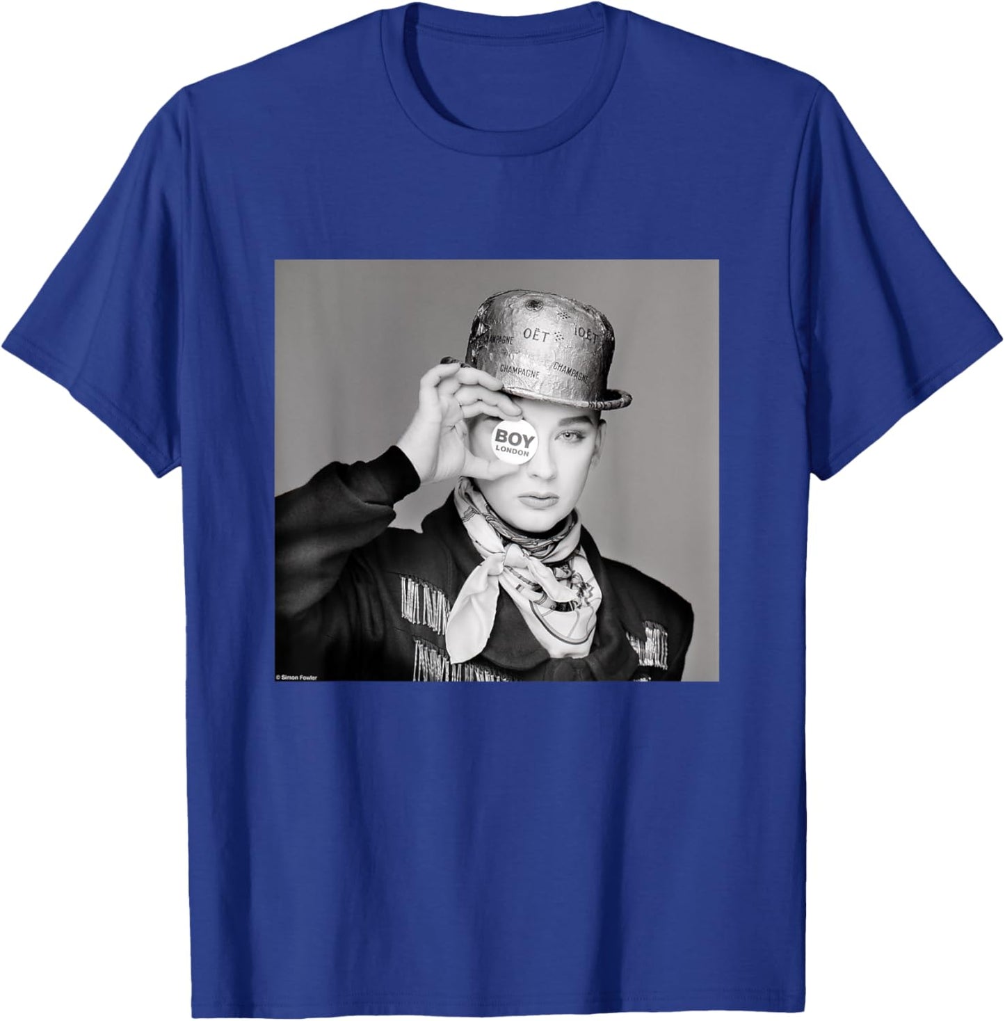 Boy George Culture Club Boy London By Simon Fowler T-Shirt - T-Shirt | Royal