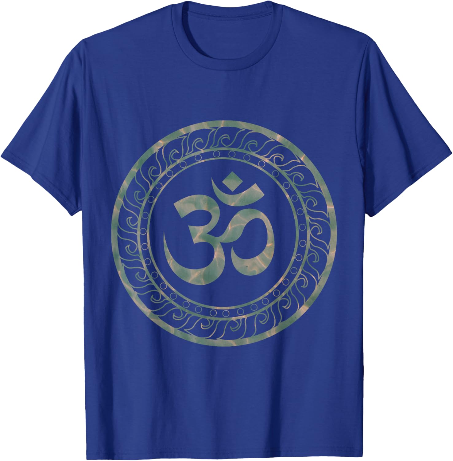 Om Ohm Aum Symbol Spiritual Yoga T-Shirt - T-Shirt | Royal