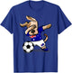 Dog Dabbing Soccer Australia Jersey Shirt Australian T-Shirt - T-Shirt | Royal