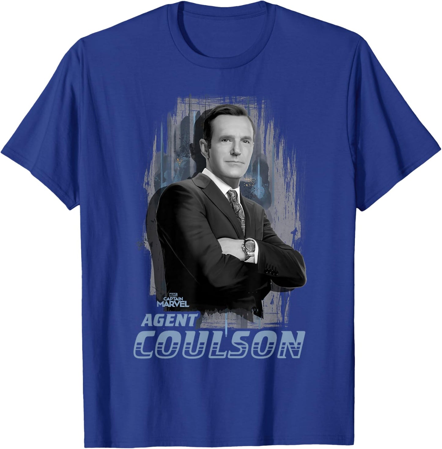 Captain Marvel Agent Coulson Portrait Graphic T-Shirt - T-Shirt | Royal