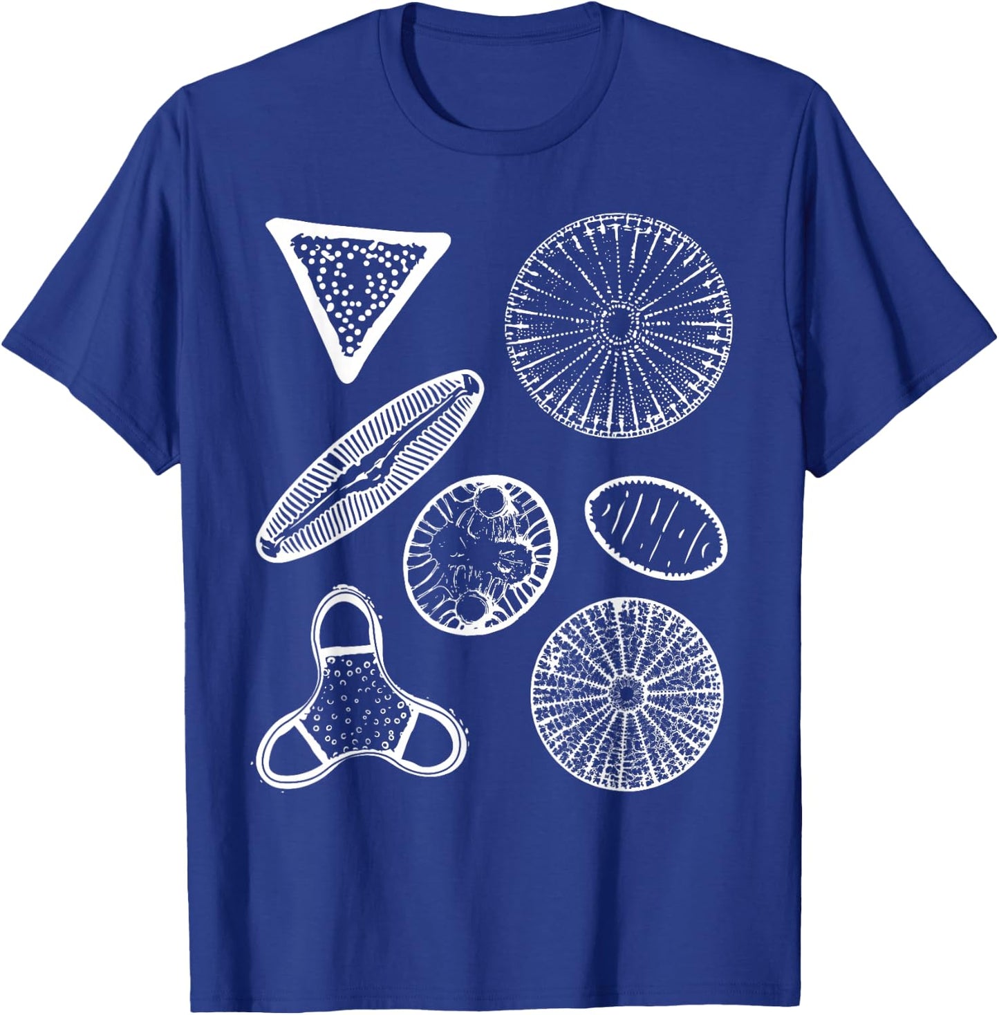 Diatoms Beautiful Science T-Shirt - T-Shirt | Royal