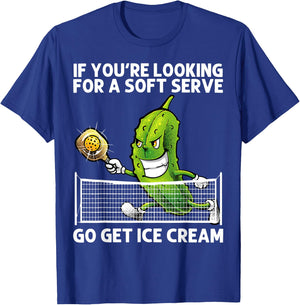 Pickleball Art Women Grandpa Gag Pickle Ball Player T-Shirt - T-Shirt | Royal