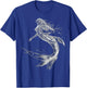 Mermaid Mythical Graphic Fantasy Illustration Mermaid T-Shirt - T-Shirt | Royal