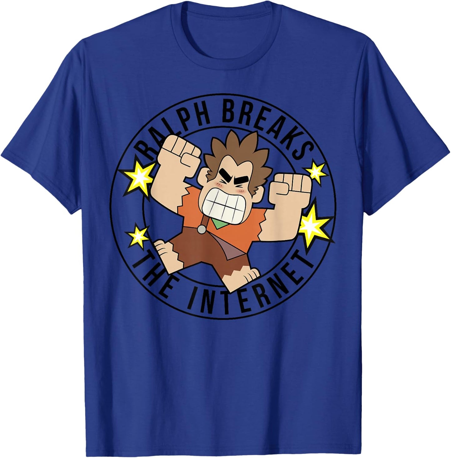 Disney Wreck It Ralph 2 Breaks The Internet Graphic T-Shirt - T-Shirt | Royal