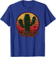 No Touchy Touchy - Desert Sun & Cactus Distressed T-Shirt - T-Shirt | Royal