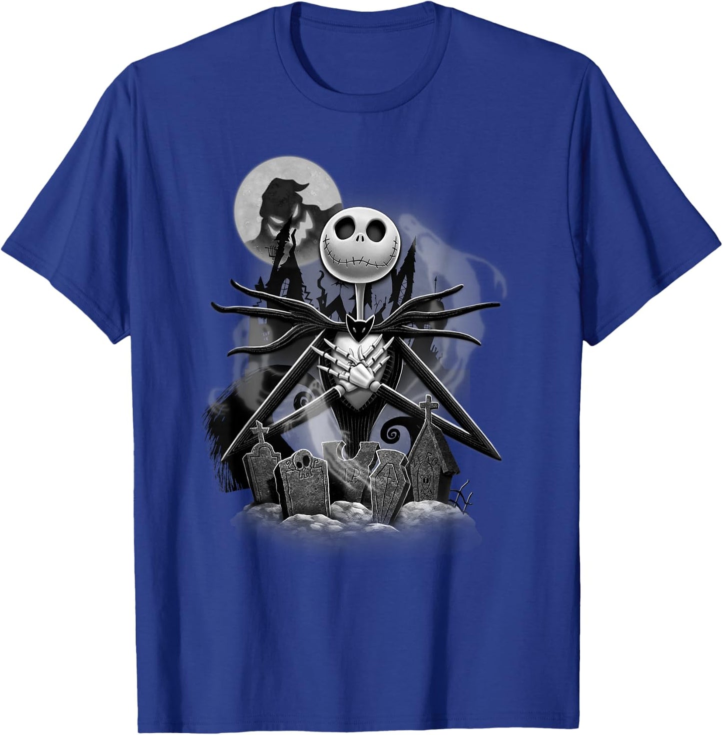 Disney - Nightmare Before Christmas Jack Night Scene T-Shirt - T-Shirt | Royal