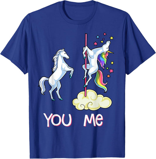Unicorn You vs Me Shirt Funny Unicorns Rainbow Gifts T-Shirt - T-Shirt | Royal