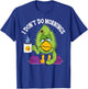Funny I Don't Do Mornings Grumpy Sarcasm Bird Coffee Gift T-Shirt - T-Shirt | Royal