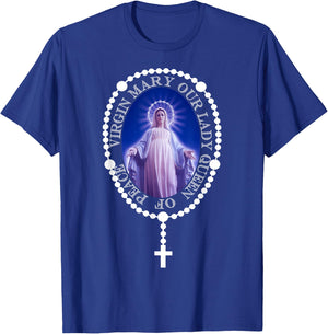 The Holy Rosary. Queen of Peace MEDJUGORJE. T-Shirt - T-Shirt | Royal