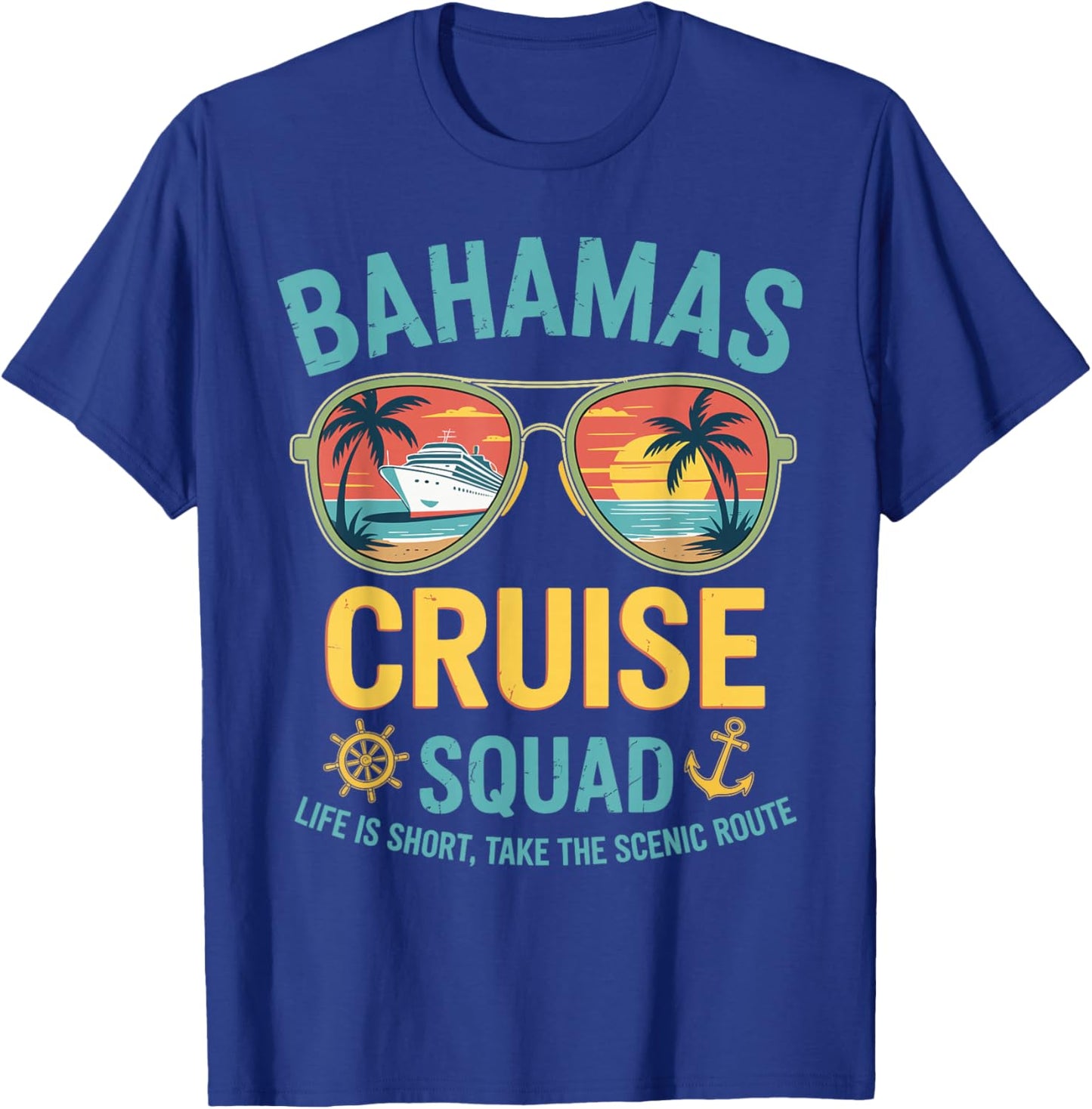 Bahamas Cruise Squad T-Shirt - T-Shirt | Royal