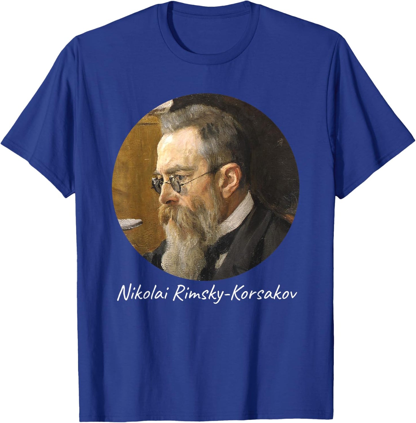 Nikolai Rimsky-Korsakov Composer Portrait T-Shirt - T-Shirt | Royal