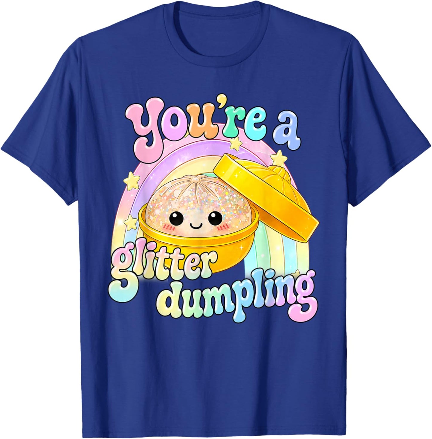 Funny You're A Dumpling Cute Dumpling Kids Girls T-Shirt - T-Shirt | Royal