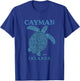 JCombs: Cayman Islands, Sea Turtle T-Shirt - T-Shirt | Royal