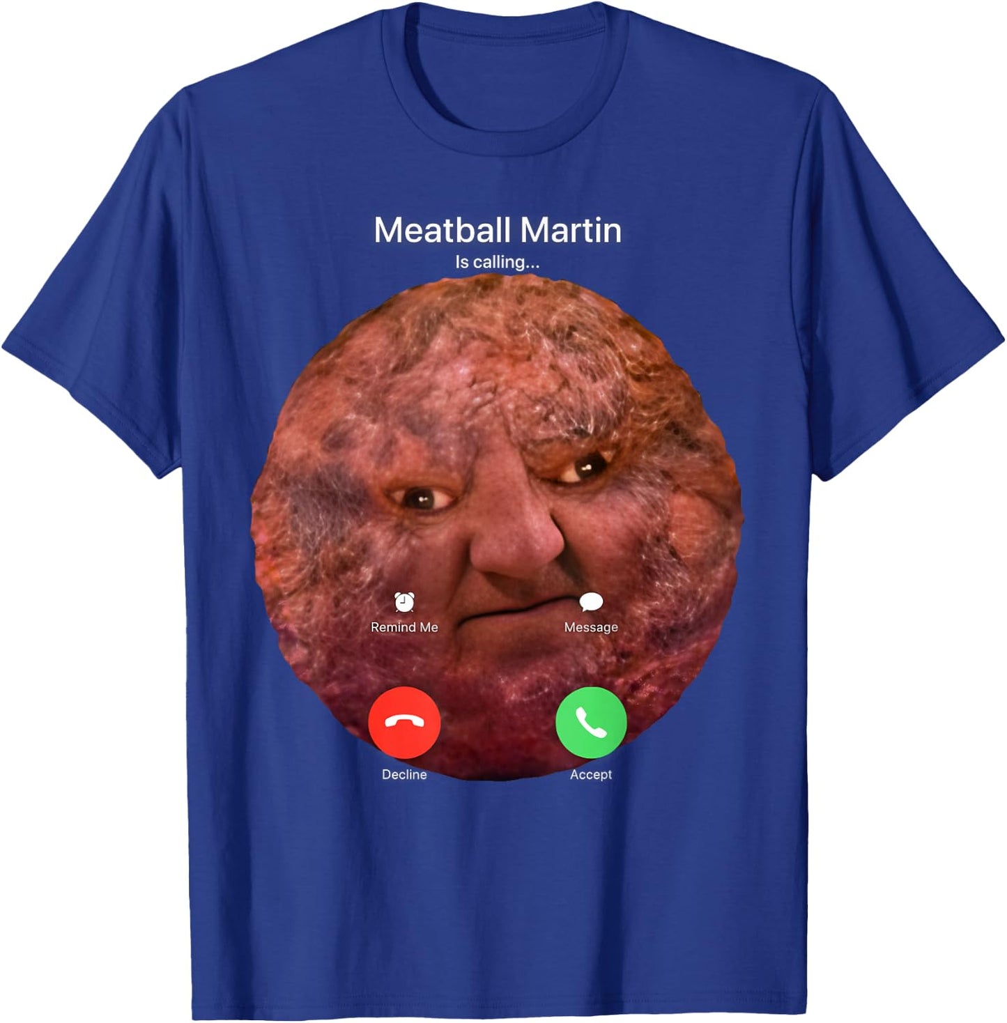 Meatball Martin T-Shirt - T-Shirt | Royal
