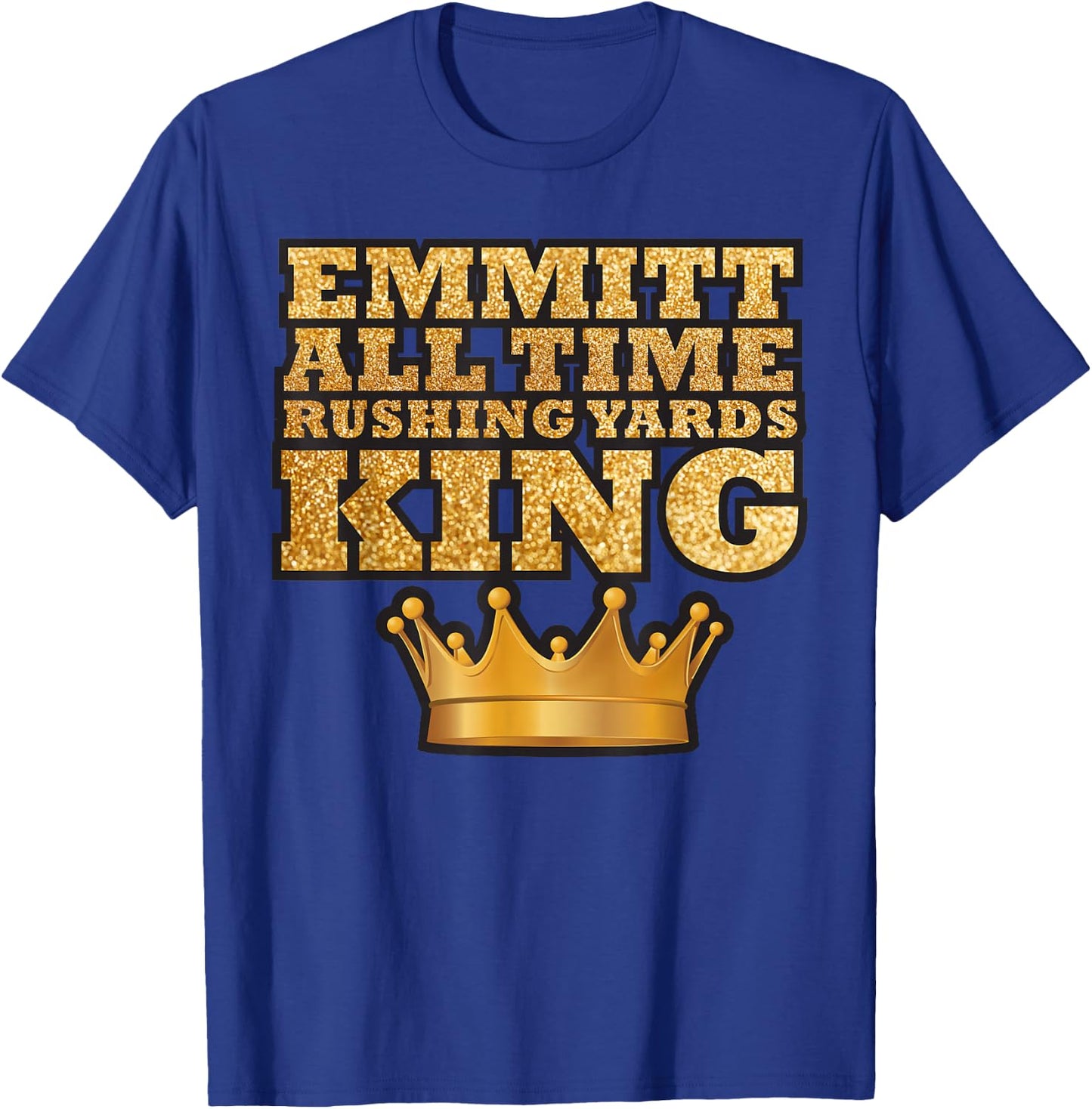 Smith All Time Rushing Yards King Apparel T-Shirt - T-Shirt | Royal