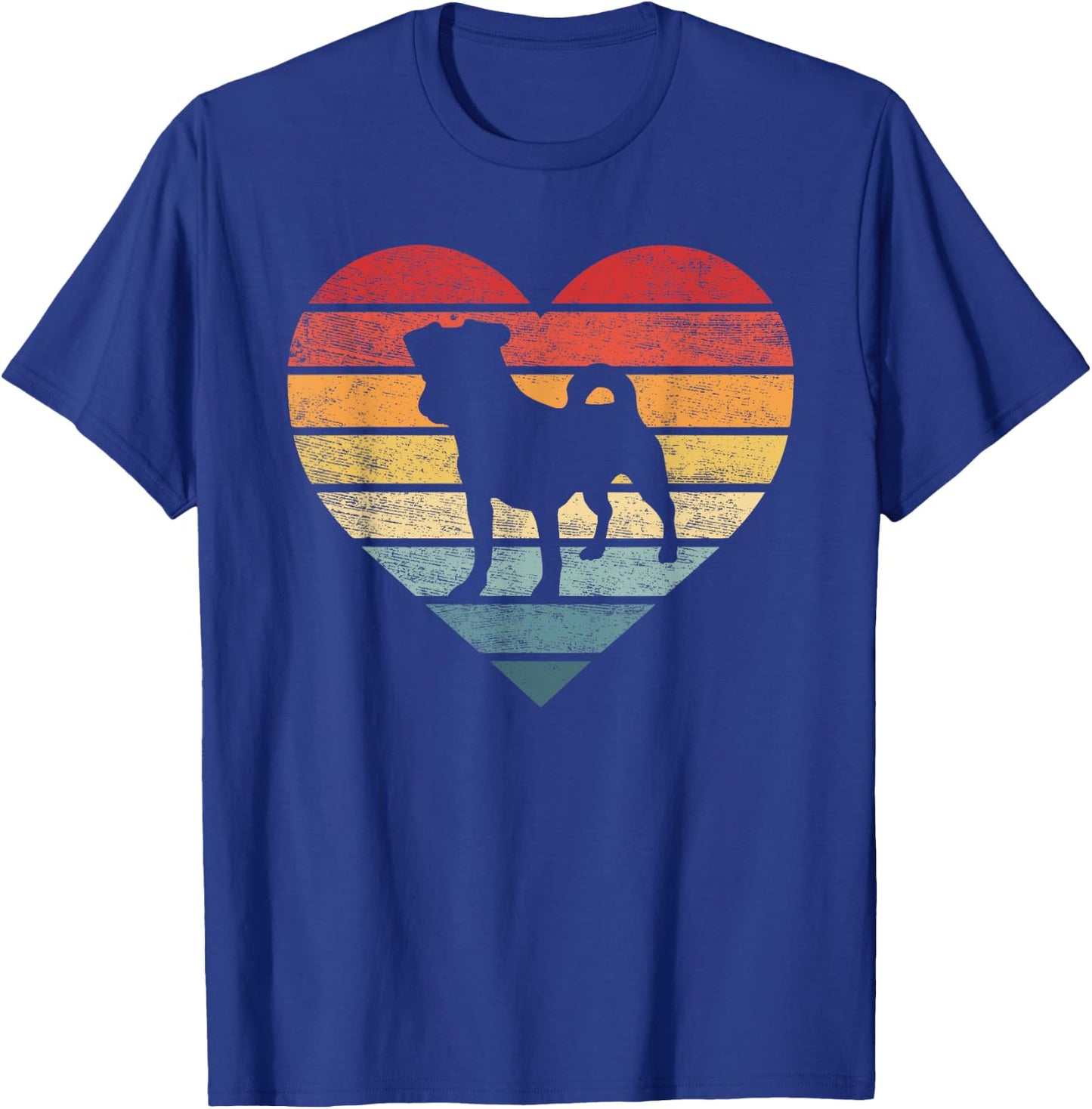 Jack Russell Lover Owner Gifts Retro Sunset Dog Mom Dad T-Shirt - T-Shirt | Royal