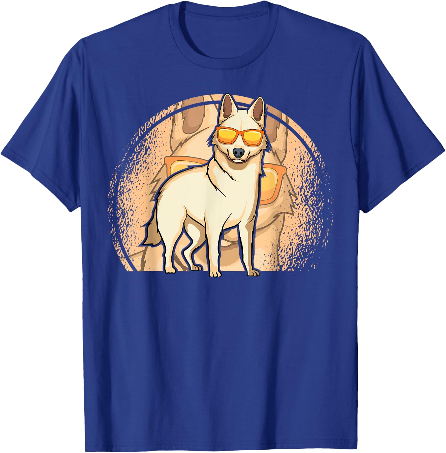 Korean Jindo Dog Sunglasses Jindo-gyeon Owner Fur Parent T-Shirt - T-Shirt | Royal