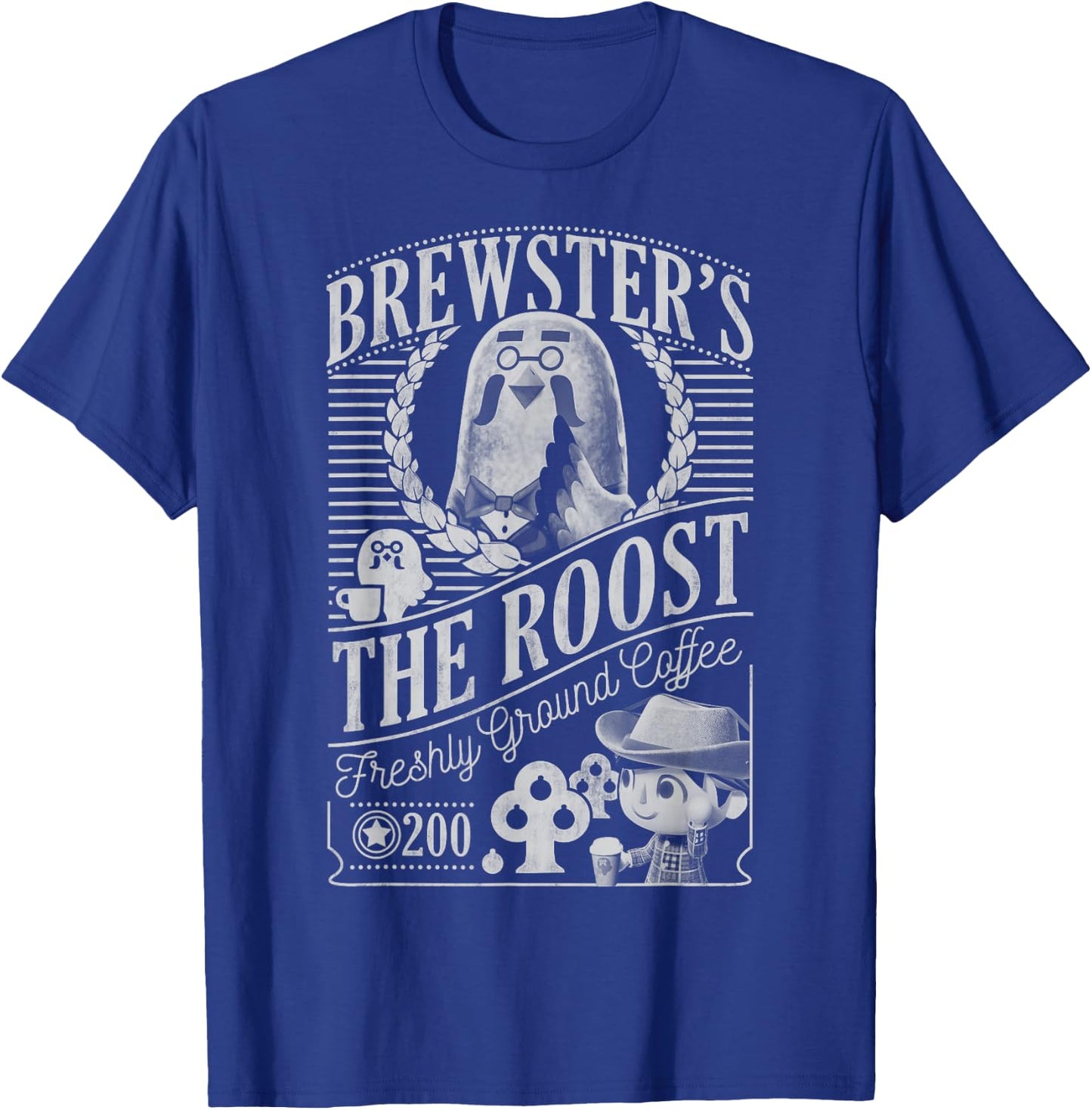 Animal Crossing Brewster's The Roost Graphic T-Shirt - T-Shirt | Royal