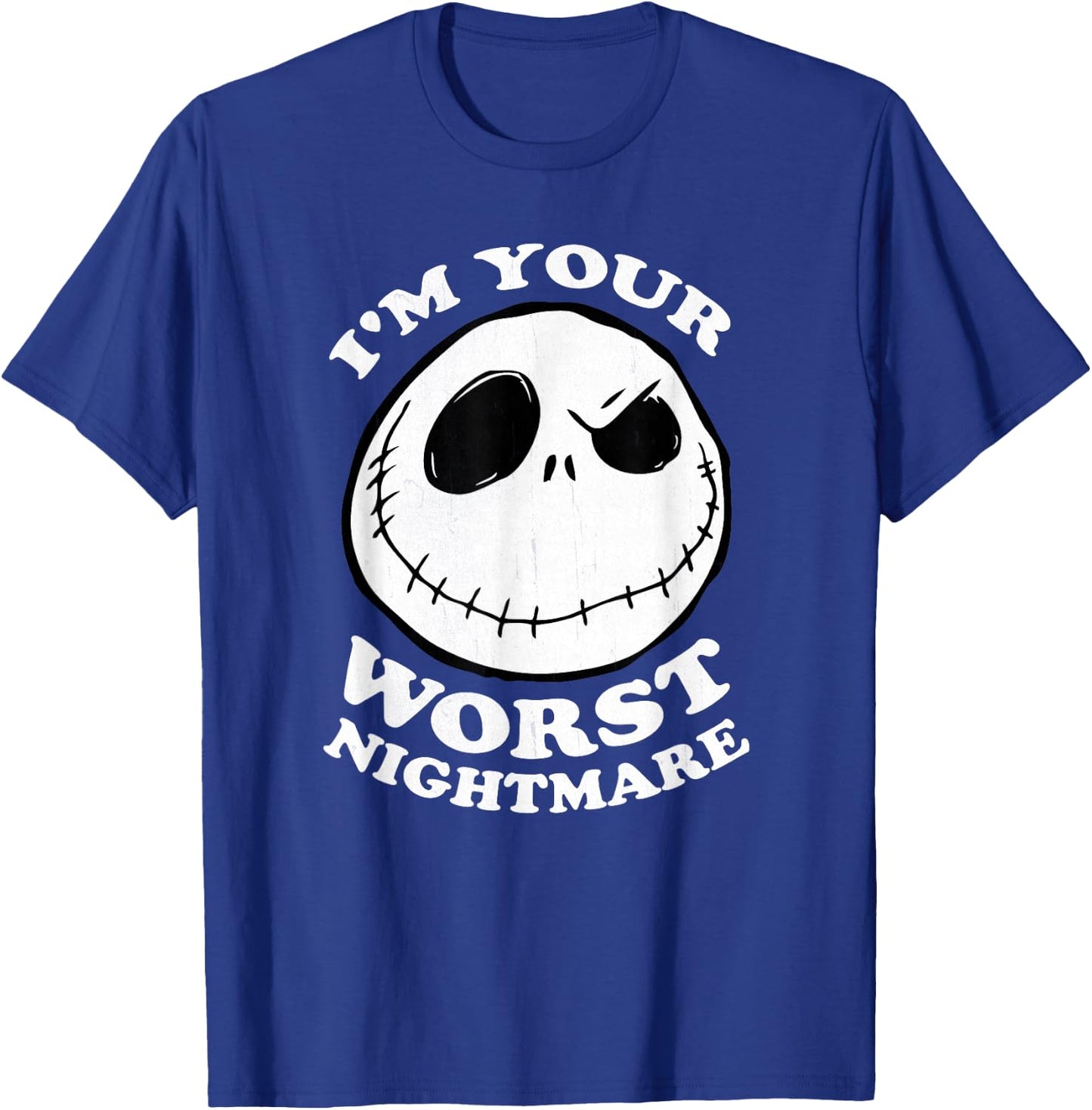 The Nightmare Before Christmas - Jack Worst Nightmare T-Shirt - T-Shirt | Royal