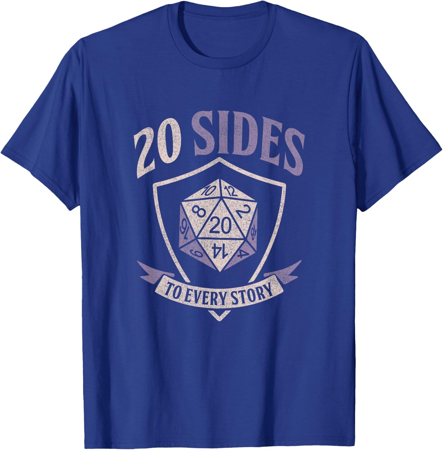Tabletop Game RPG D 20 Dice Shirt T-Shirt - T-Shirt | Royal