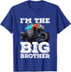 Kids I'm The Big Brother - Funny Monster Truck T-Shirt - T-Shirt | Royal