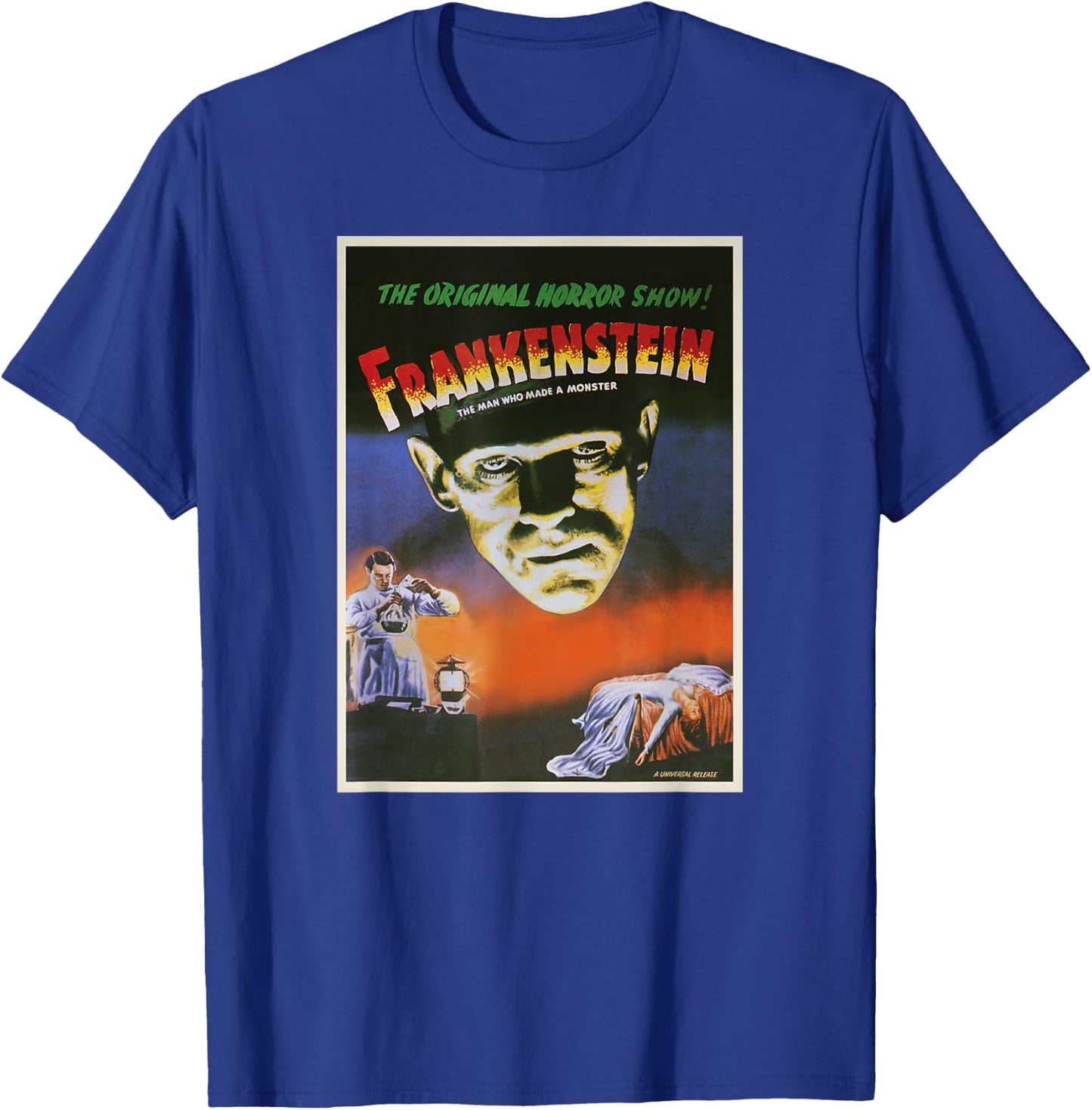 Universal Studios Frankenstein Original Poster T-Shirt - T-Shirt | Royal