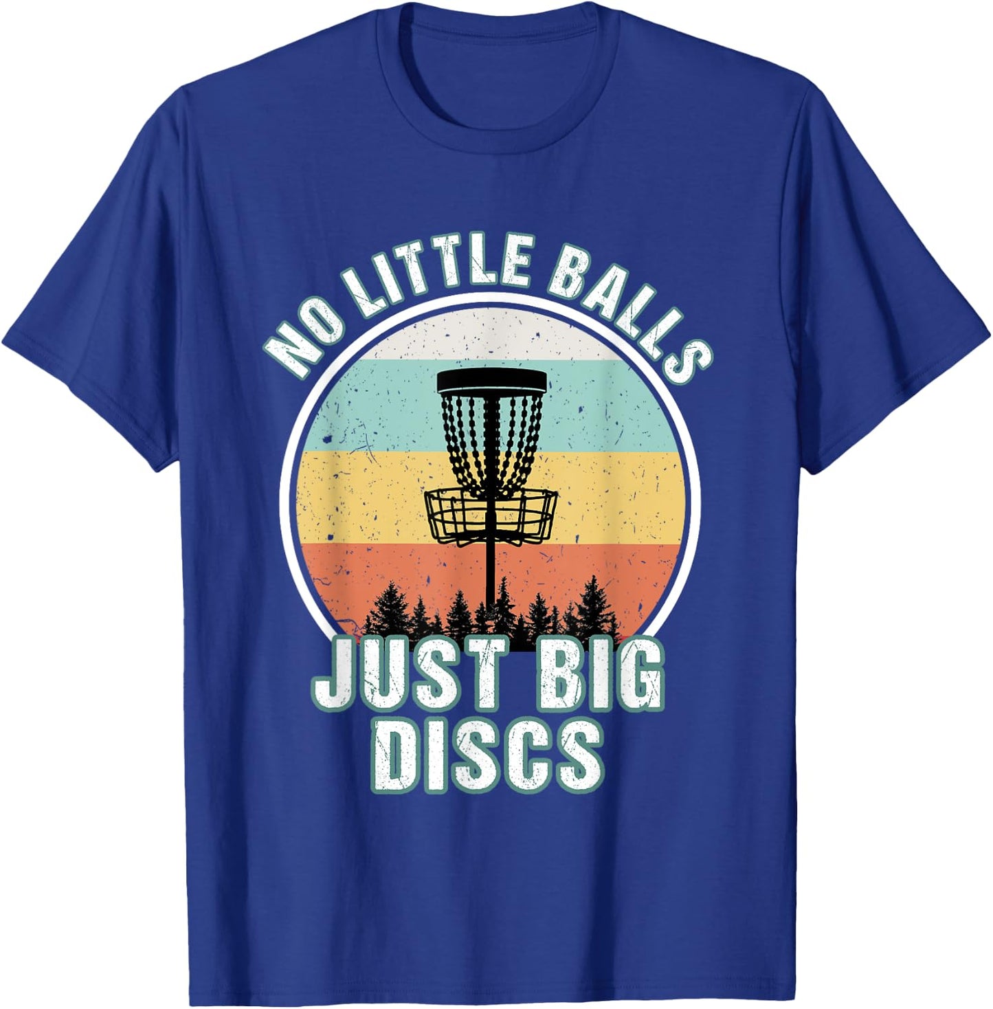 Funny Disc Golf Shirt | Disc Golf T-Shirt - T-Shirt | Royal