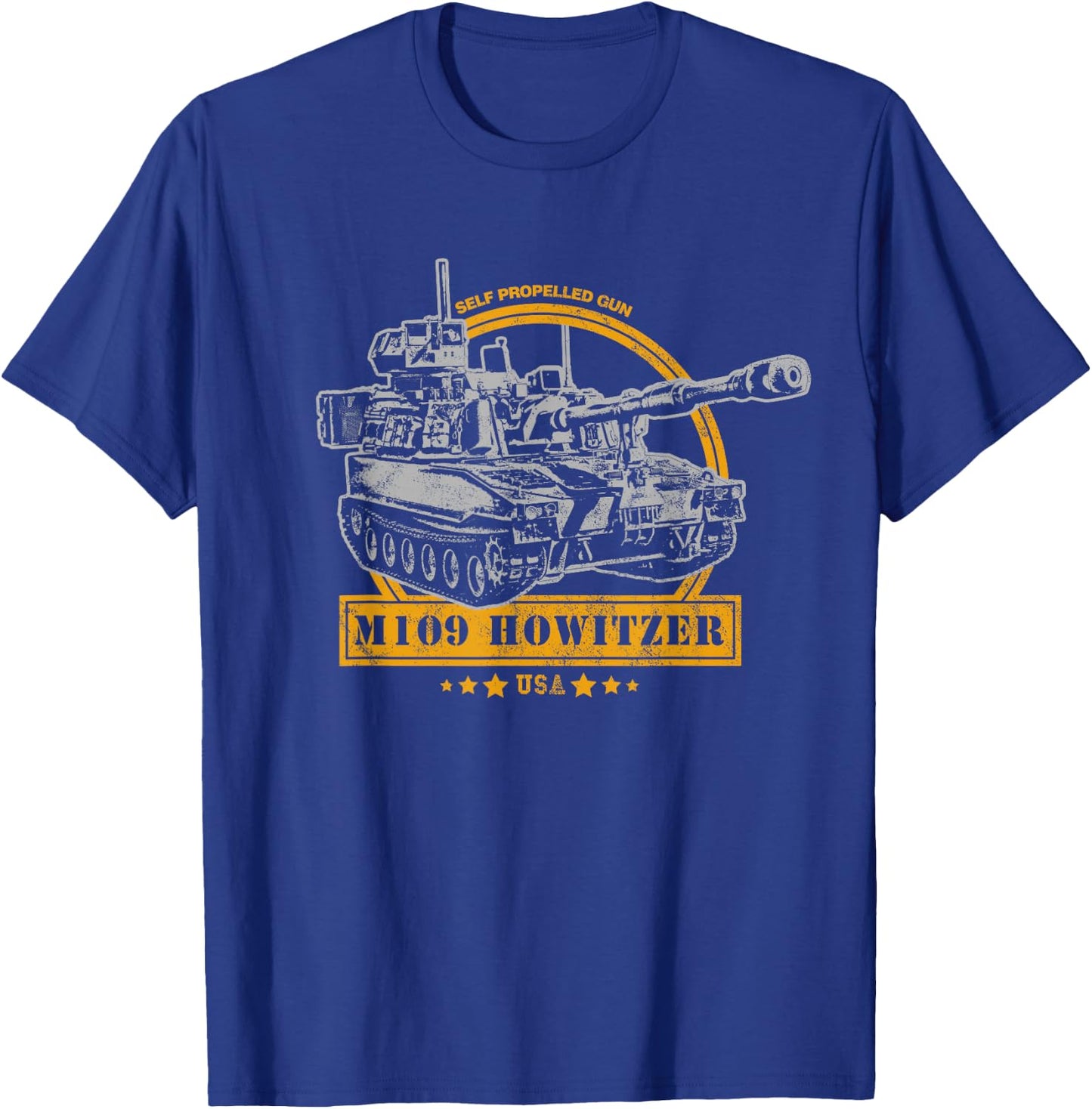 M109 Self Propelled Howitzer T-Shirt - T-Shirt | Royal