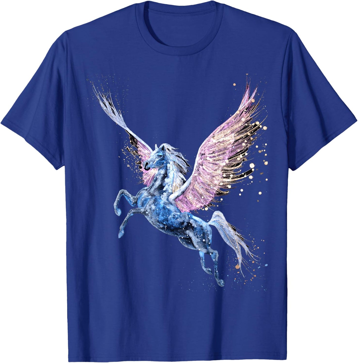 Pegasus Flying Horse T-Shirt - T-Shirt | Royal