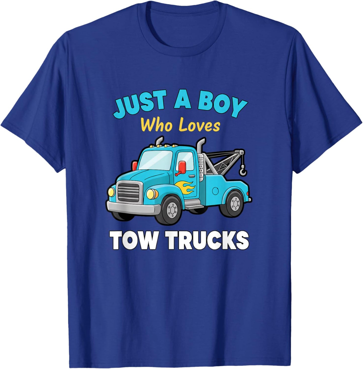 Trucks & Off-Road, I'm The Tow Truck Kid T-Shirt - T-Shirt | Royal