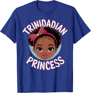 Trinidadian Princess Trinidad And Tobago Flag Trinidadian T-Shirt - T-Shirt | Royal