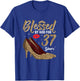 Blessed By God for 37 Years Old Ladies 37th Birthday T-Shirt - T-Shirt | Royal