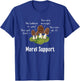 Funny Morel Mushroom Positive Thinking Encouragement T-Shirt - T-Shirt | Royal