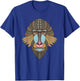 Mandrill Baboon T-Shirt - T-Shirt | Royal