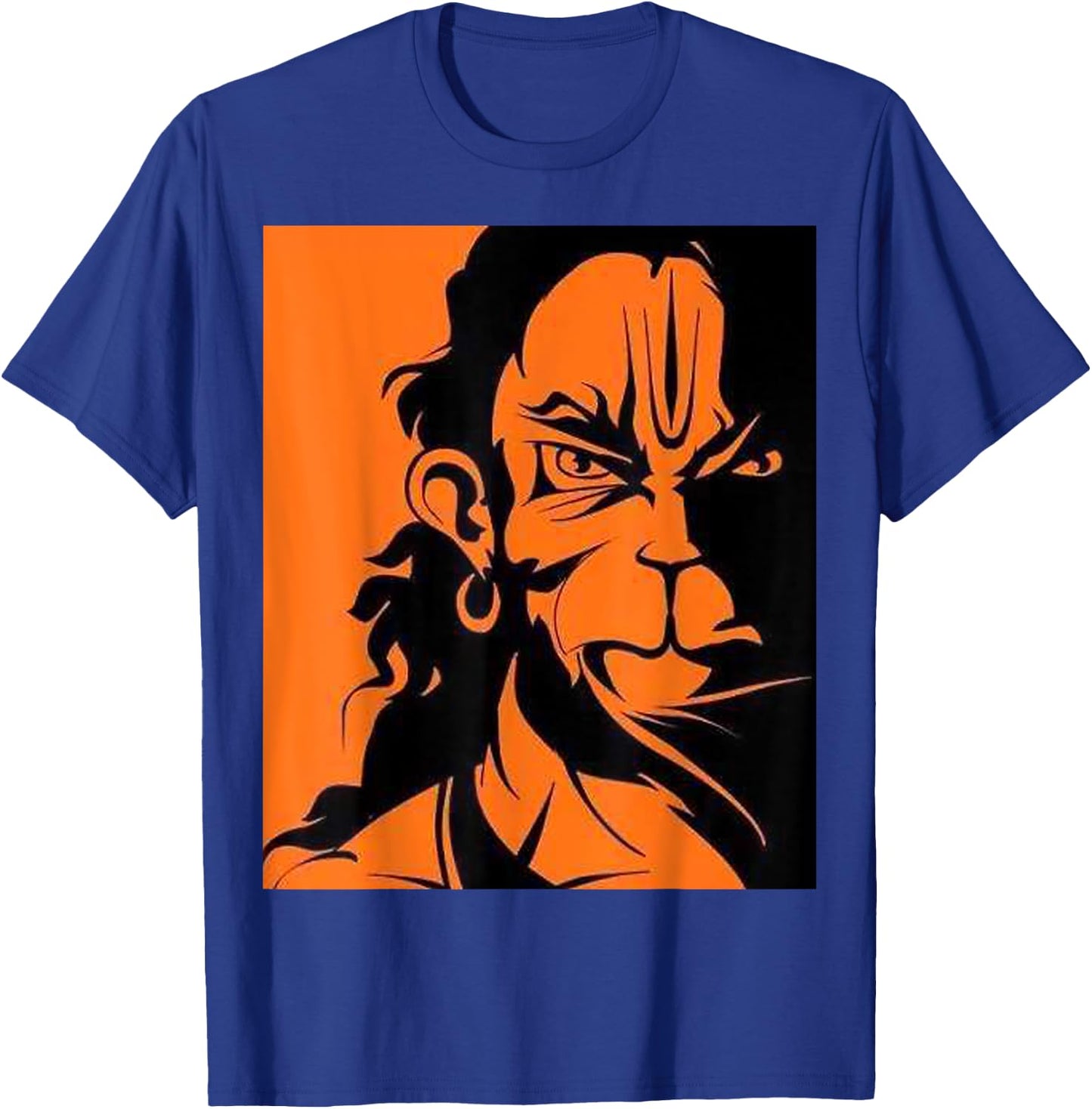 Angry Hanuman Designer T-Shirt - T-Shirt | Royal