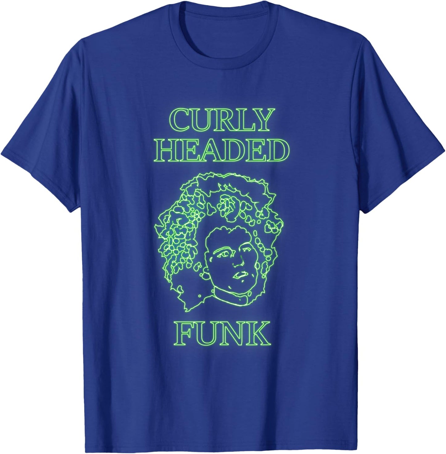 Ben Askren Curly Headed Funk T-Shirt - T-Shirt | Royal