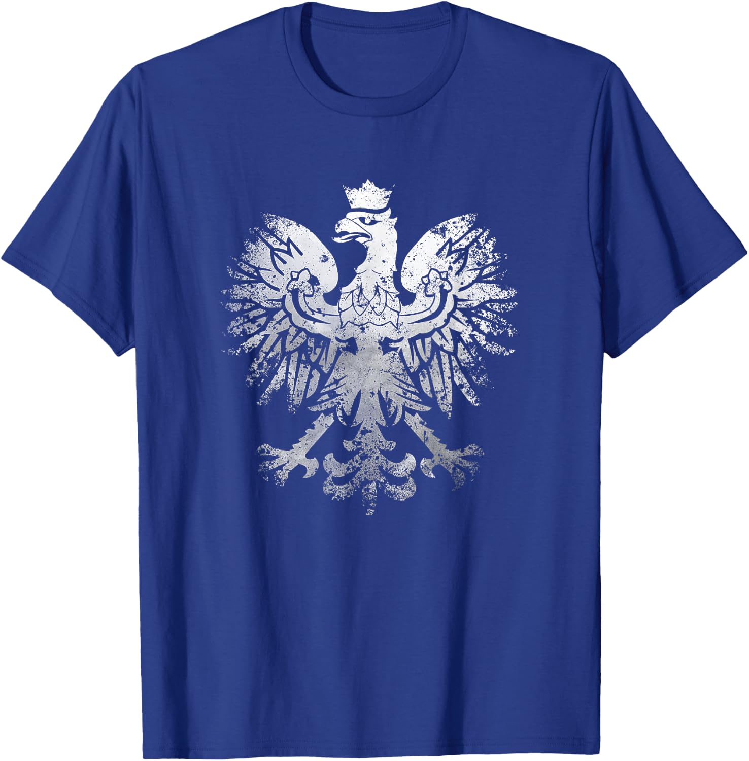 Vintage Polish Eagle | Poland Retro Eagle T-Shirt - T-Shirt | Royal