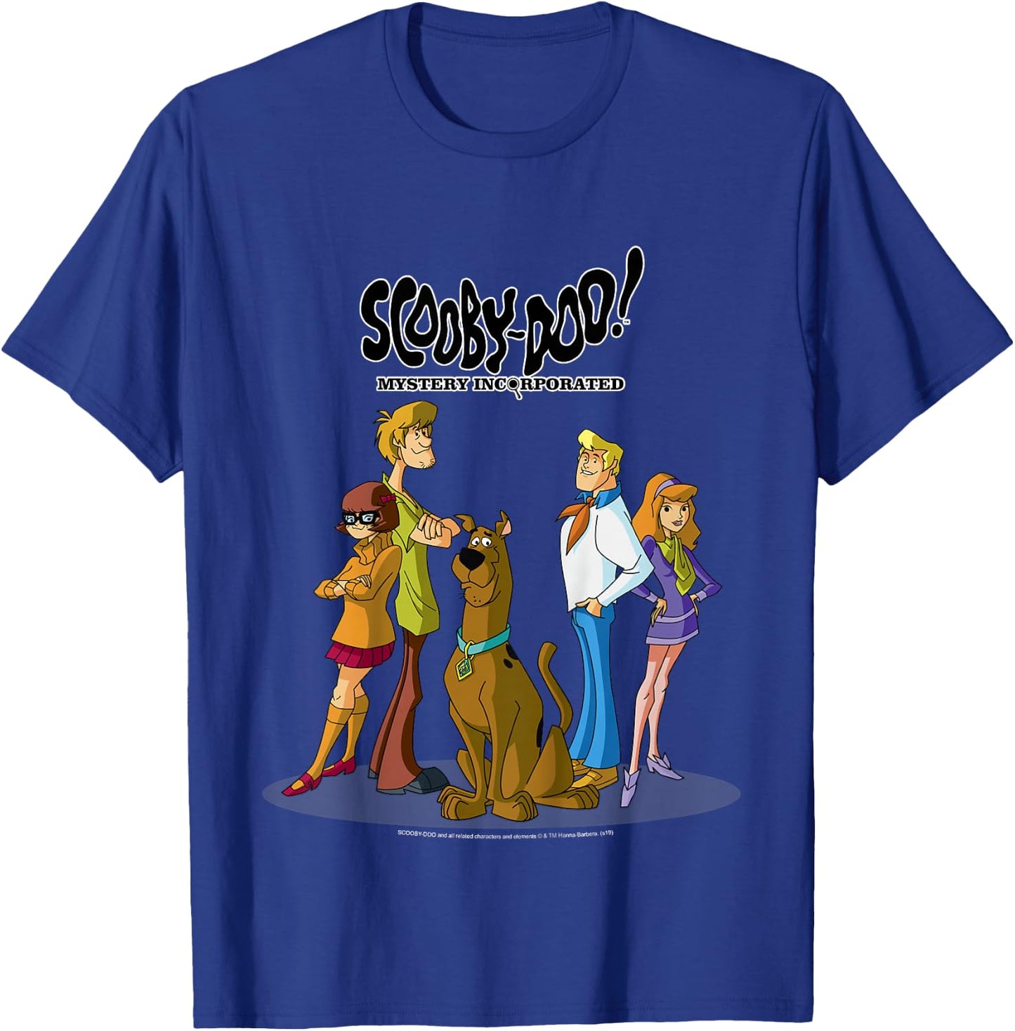 Kids Scooby-Doo Mystery Incorporated Mystery Gang Portrait T-Shirt - T-Shirt | Royal