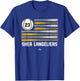 Baseball American Flag Shea Langeliers Oakland Baseball T-Shirt - T-Shirt | Royal