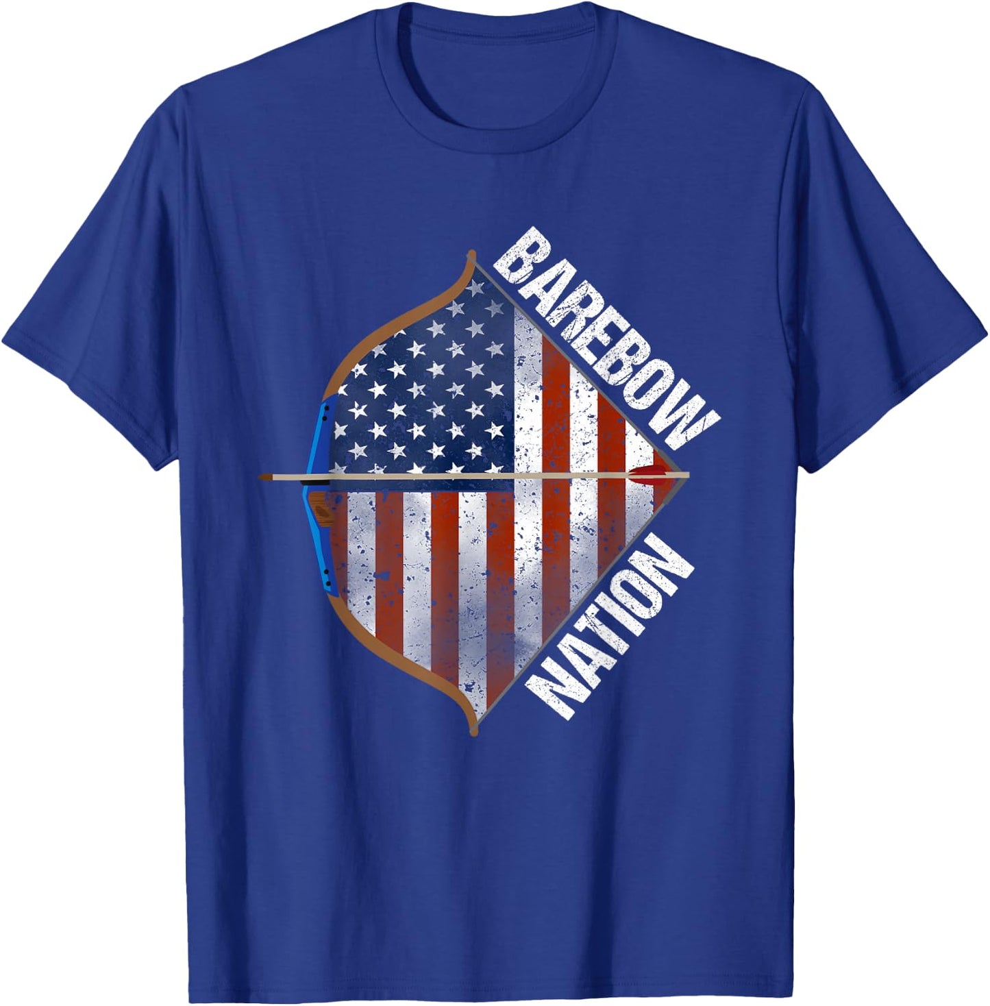 Barebow Nation Recurve Archery T-Shirt - T-Shirt | Royal